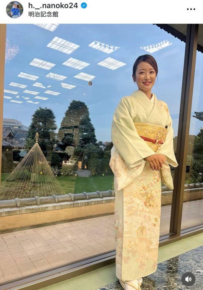 　林菜乃子インスタグラム（ｈ．＿．ｎａｎｏｋｏ２４）より