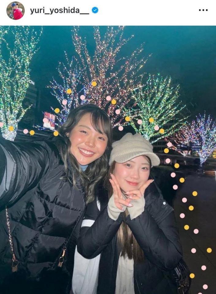 吉田優利インスタグラム（ｙｕｒｉ＿ｙｏｓｈｉｄａ＿＿）より