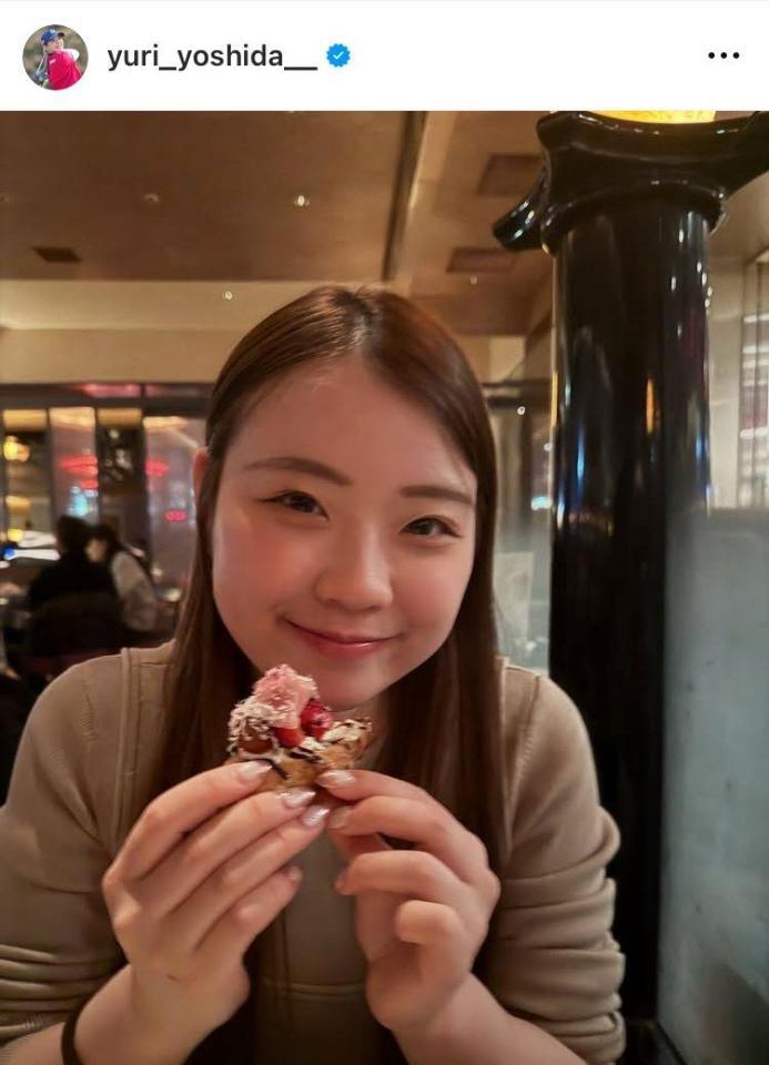 吉田優利インスタグラム（ｙｕｒｉ＿ｙｏｓｈｉｄａ＿＿）より