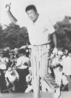 　日本プロゴルフ選手権で初優勝した尾崎将司さん＝７１年