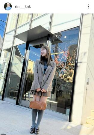 吉田鈴のインスタグラム（＠ｒｉｎ＿ｔｎｋ）から