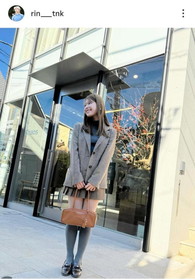 吉田鈴のインスタグラム（＠ｒｉｎ＿ｔｎｋ）から