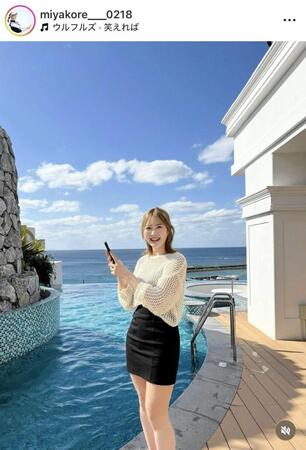 　都玲華のインスタグラム＠ｍｉｙａｋｏｒｅ＿＿０２１８より