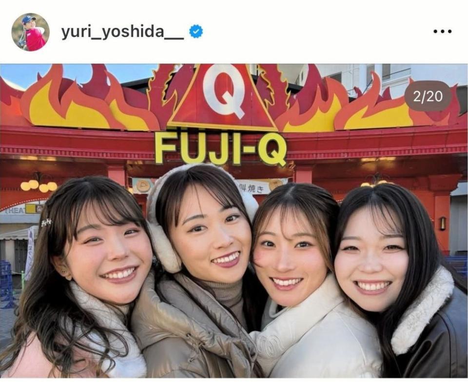 吉田優利インスタグラム（ｙｕｒｉ＿ｙｏｓｈｉｄａ＿＿）より