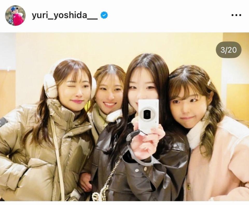 吉田優利インスタグラム（ｙｕｒｉ＿ｙｏｓｈｉｄａ＿＿）より