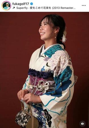 菅楓華インスタグラム（ｆｕｋａｇｏｌｆ１７）より