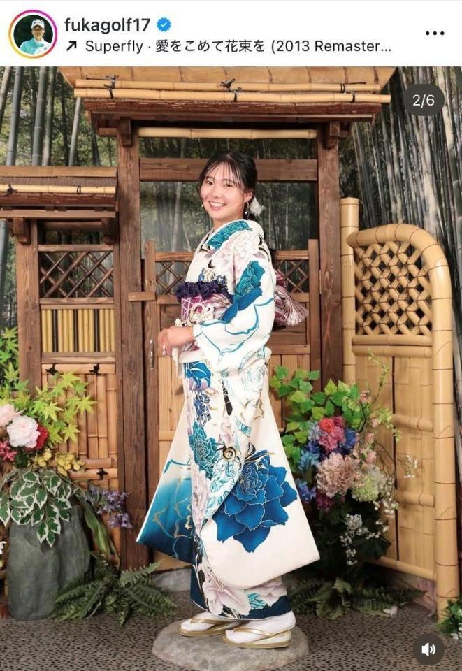 菅楓華インスタグラム（ｆｕｋａｇｏｌｆ１７）より