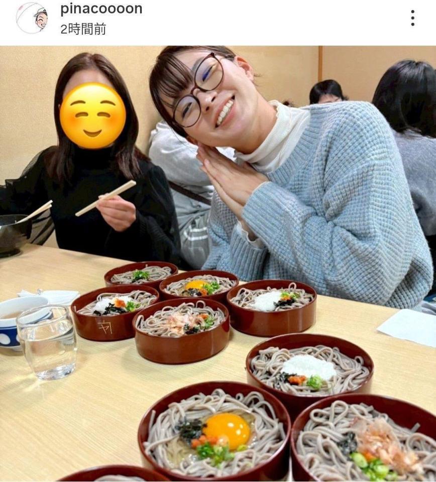 　渋野日向子のインスタグラム（ｐｉｎａｃｏｏｏｏｎ）より