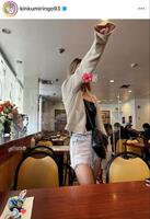 金田久美子インスタグラム（ｋｉｎｋｕｍｉｒｉｎｇｏ９３）より