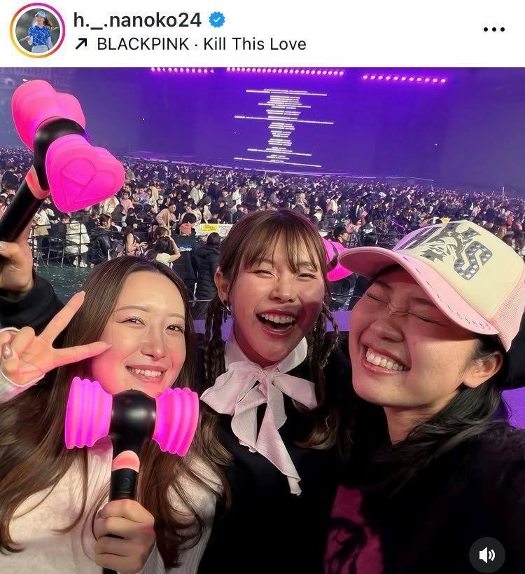 林菜乃子インスタグラム（ｈ．＿．ｎａｎｏｋｏ２４）より