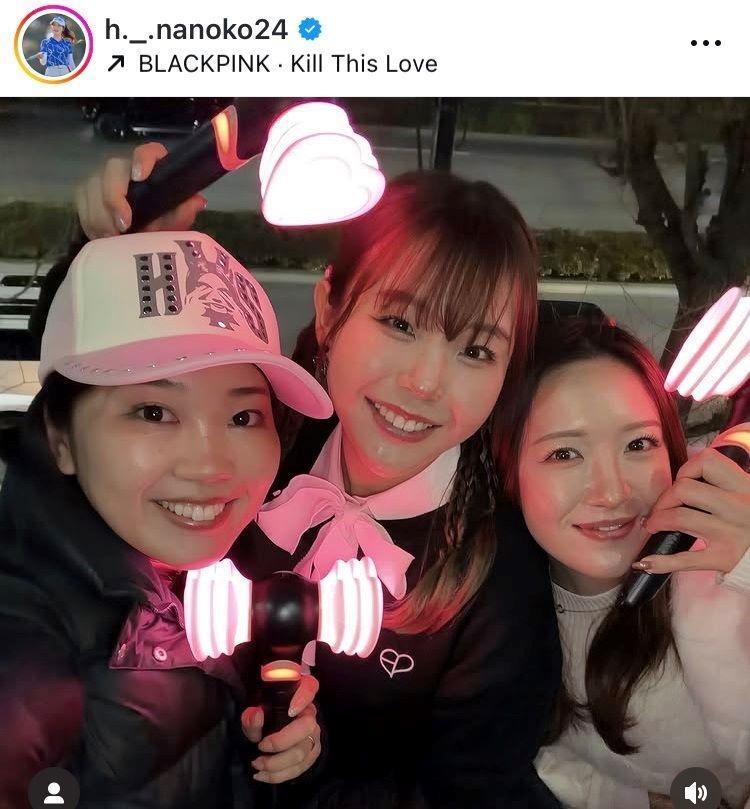 林菜乃子インスタグラム（ｈ．＿．ｎａｎｏｋｏ２４）より