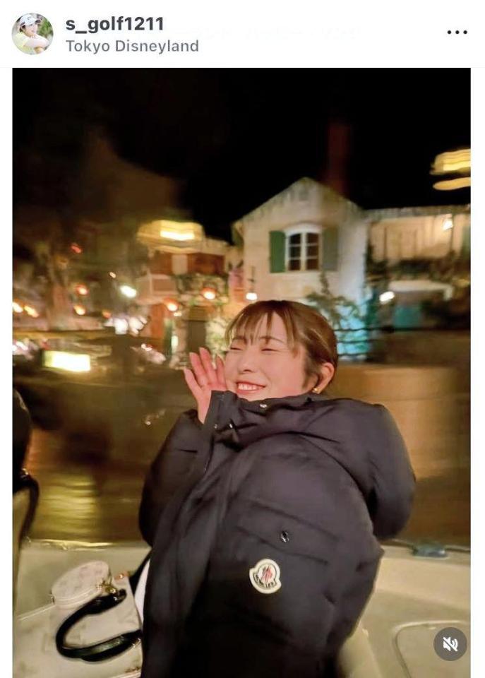 佐久間朱莉のインスタグラム（＠ｓ＿ｇｏｌｆ１２１１）から