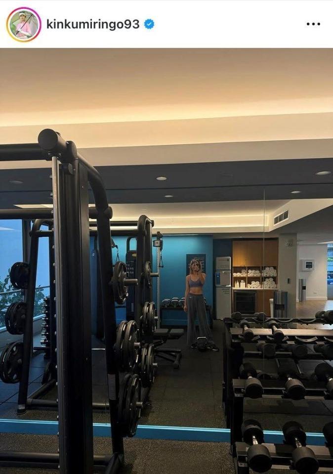 金田久美子インスタグラム（ｋｉｎｋｕｍｉｒｉｎｇｏ９３）より