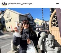 渋野日向子マネジャー公式インスタグラム（ｐｉｎａｃｏｏｏｏｎ＿ｍａｎａｇｅｒ）より
