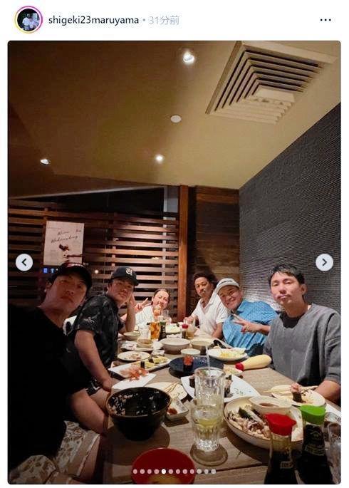 　丸山茂樹氏のインスタグラム（ｓｈｉｇｅｋｉ２３ｍａｒｕｙａｍａ）より