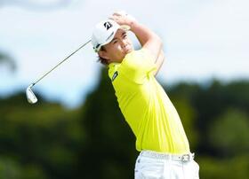 　最終日、通算１３アンダーで４位の木下稜介＝ロイヤル・オークランドアンドグレンジ（共同）