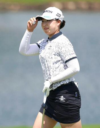 　通算７アンダーで５位となった竹田麗央（ゲッティ＝共同）