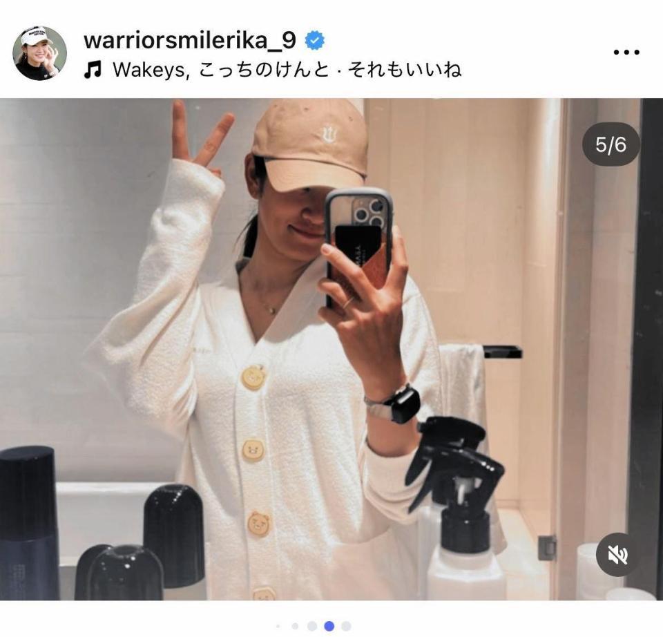 原英莉花のインスタグラム＠ｗａｒｒｉｏｒｓｍｉｉｌｅｒｉｋａ＿９より