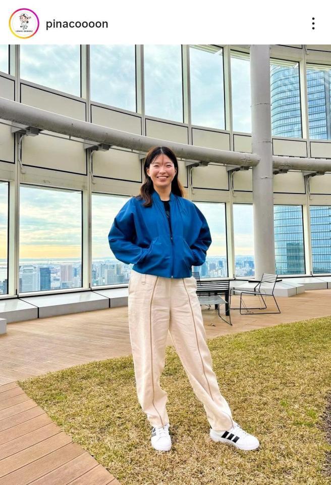 渋野日向子のインスタグラム（ｐｉｎａｃｏｏｏｏｎ）より