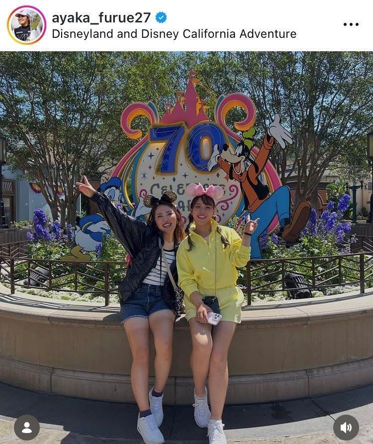 古江彩佳インスタグラム（ａｙａｋａ＿ｆｕｒｕｅ２７）より