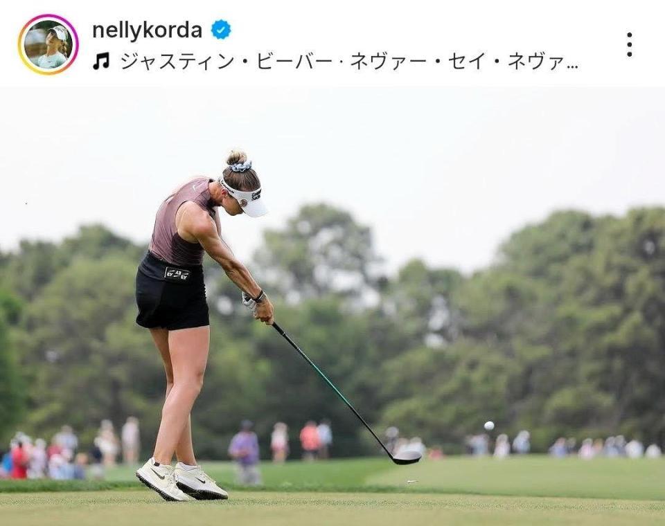 　ネリー・コルダのインスタグラム（ｎｅｌｌｙｋｏｒｄａ）より