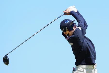 　第１ラウンド、２アンダーで１０位の勝みなみ＝マウンテンリッジＣＣ（共同）