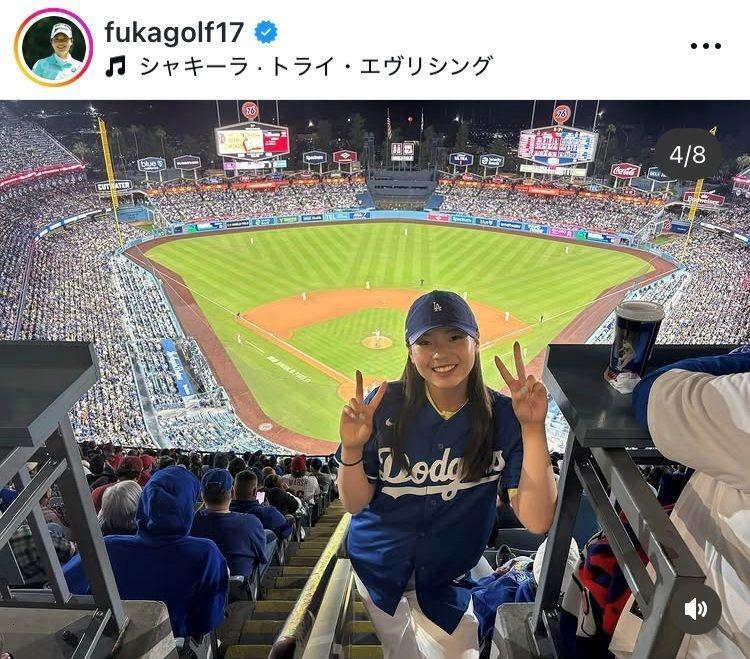 菅楓華インスタグラム（ｆｕｋａｇｏｌｆ１７）より