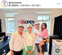 渋野日向子インスタグラム（ｐｉｎａｃｏｏｏｏｎ）より