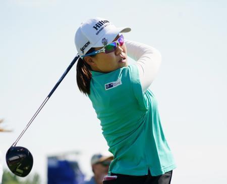　第３ラウンド、通算３アンダーで１９位の畑岡奈紗＝ヘーゼルティンナショナルＧＣ（共同）