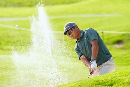 　第１ラウンド、１アンダーで２６位の久常涼＝ＴＰＣサウスウインド（共同）