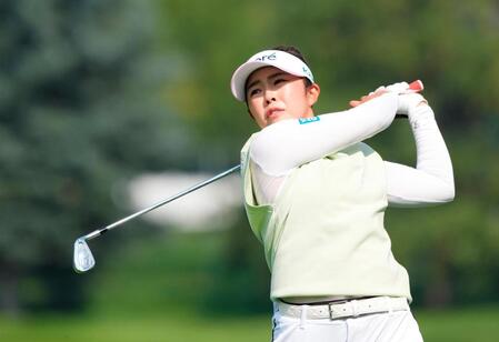 ＣＰＫＣ女子オープンで米ツアー４勝目を挙げた山下美夢有（共同）