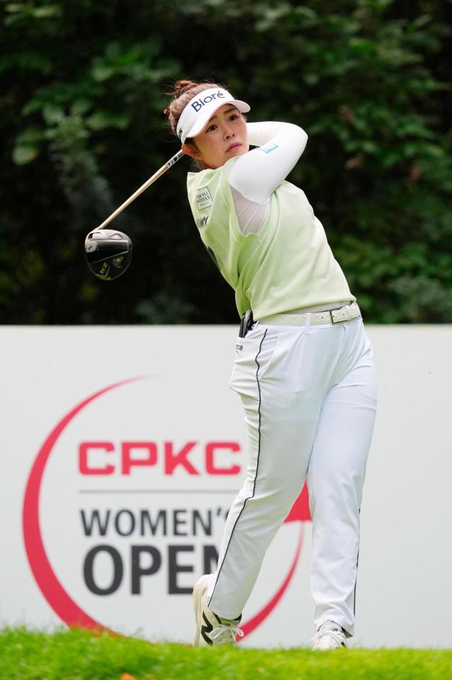 ＣＰＫＣ女子オープンで米ツアー４勝目を挙げた山下美夢有（共同）