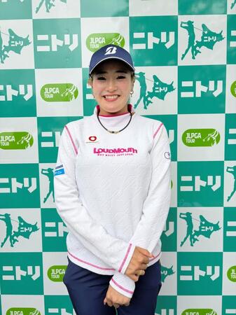 今季３勝目を目指す桑木志帆