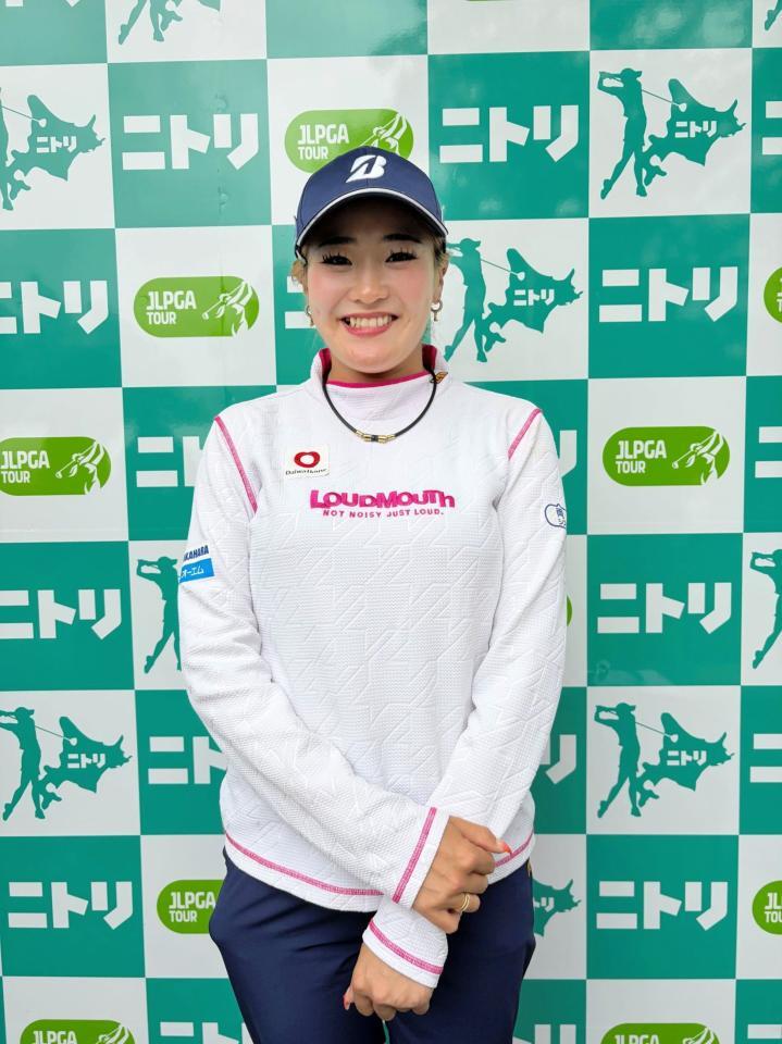 今季３勝目を目指す桑木志帆