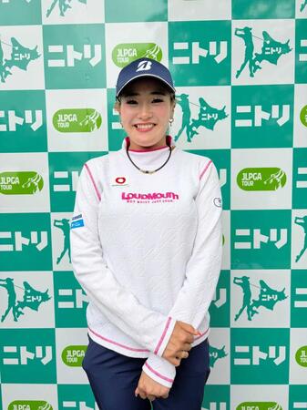　今季３勝目を目指す桑木志帆