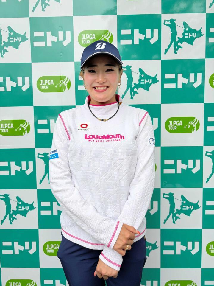 　今季３勝目を目指す桑木志帆