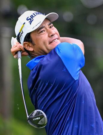 第１ラウンド、１アンダーで２５位の松山英樹＝イーストレークＧＣ（共同）