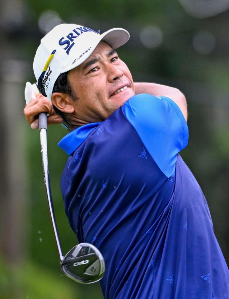 第１ラウンド、１アンダーで２５位の松山英樹＝イーストレークＧＣ（共同）