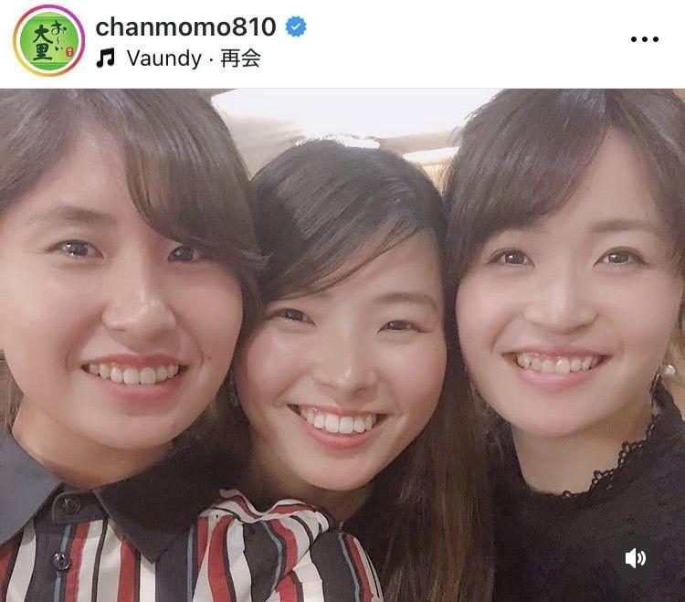 大里桃子インスタグラム（ｃｈａｎｍｏｍｏ８１０）より