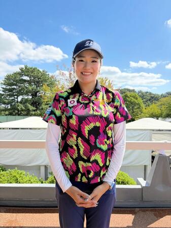 ２週連続優勝に意気込み桑木志帆