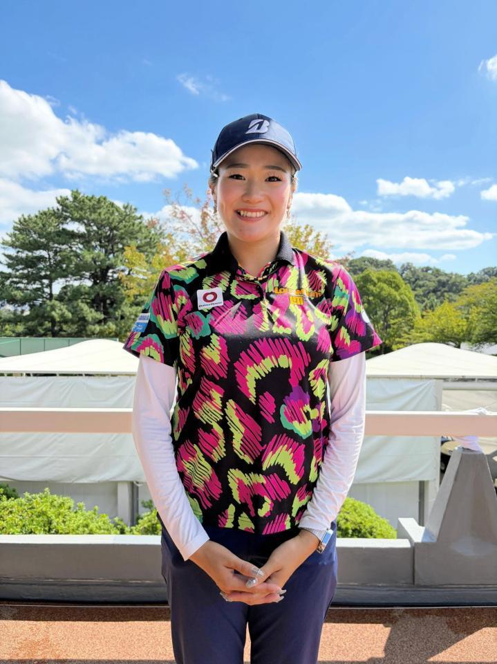 ２週連続優勝に意気込み桑木志帆