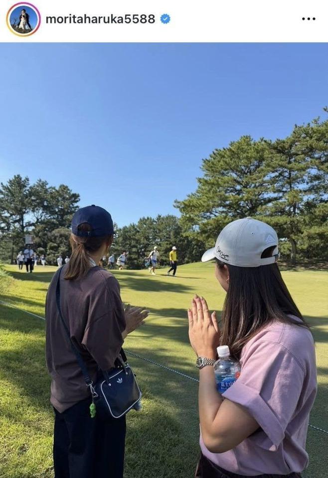 森田遥インスタグラム（ｍｏｒｉｔａｈａｒｕｋａ５５８８）より