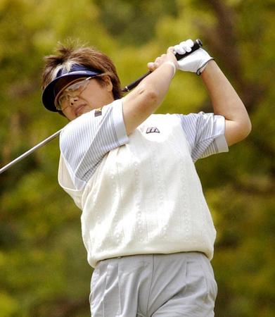 　藤井プロにとって雲の上の存在の岡本綾子プロ