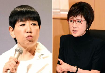 小林幸子（右）の会見に疑問符を投げかけた和田アキ子