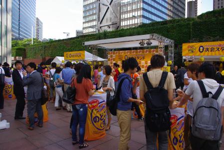 　連日大盛況のキリンビール“新・のどごし〈生〉０次会