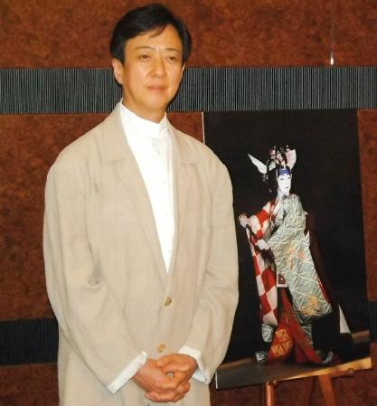 舞台への思いを語った坂東玉三郎