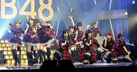 　「重力シンパシー」を初披露したＡＫＢ４８（撮影・棚橋慶太）