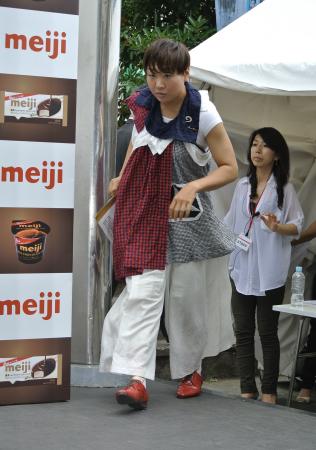 　しっかりとした足取りで右膝手術の影響を感じさせなかったしずちゃん