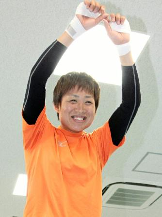 なでしこジャパンの試合を観戦して感激した山崎静代