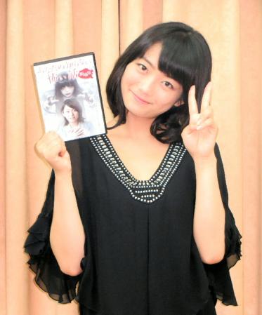 ＤＶＤの発売記念イベントに登場した森田涼花